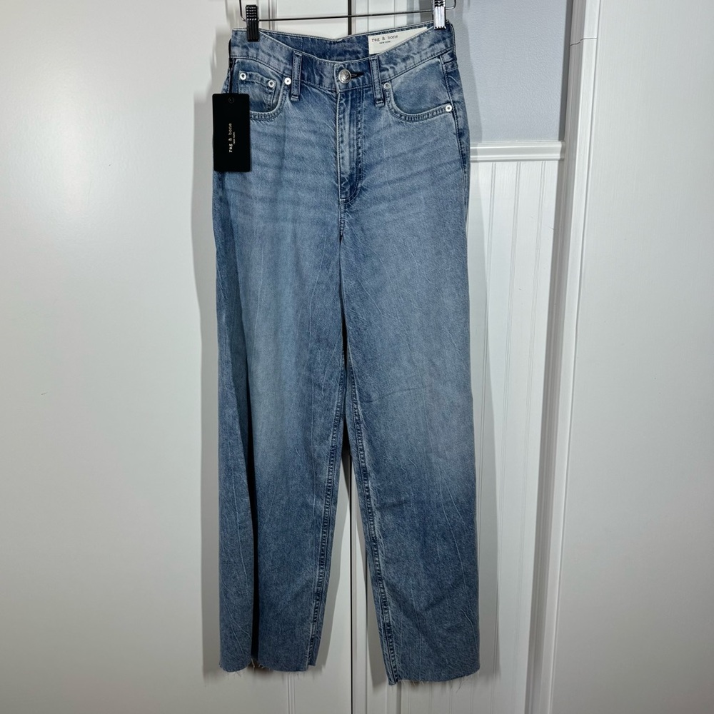 Rag and Bone Featherweight Tencel Sofie High Rise Ankle Wide Leg in Mira Size 23 - Picture 2 of 11